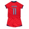 England Marcus Rashford #11 Bortedraktsett Barn VM 2022 Kortermet (+ korte bukser)